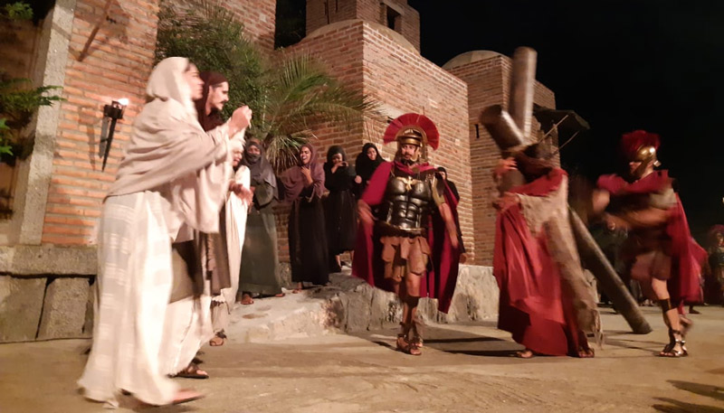 Paixão de Cristo em Nova Jerusalém (PE) (Foto: Nelmir Schneider)