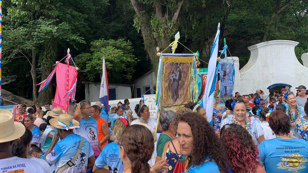 Romaria dos Conguistas começou na manhã desta segunda (Foto: Kadidja Fernandes/ AT/ 29/04/19)