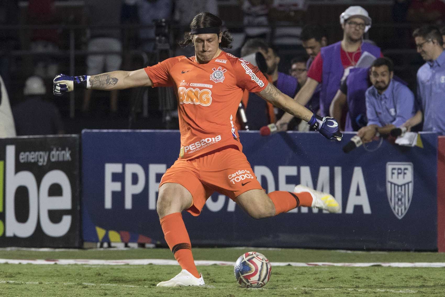 Cássio, sempre ele, foi o grande nome do Corinthians (Foto: Daniel Augusto Jr/Ag. Corinthians)