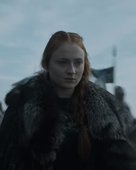 Sophie como Sansa (Foto: Reprodução/Youtube HBO)