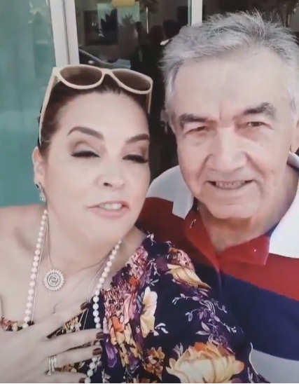 Suzy Rêgo ao lado do pai, Antônio (Foto: Reprodução / Instagram)