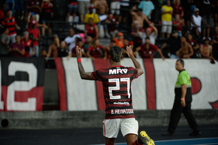 Bruno Henrique fez os dois gols do Flamengo na final do Carioca (Foto: Alexandre Vidal/Flamengo)