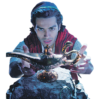 Aladdin encontra uma lâmpada mágica, lar do Gênio, e vai tentar conquistar a princesa Jasmine (Foto: Divulgação)