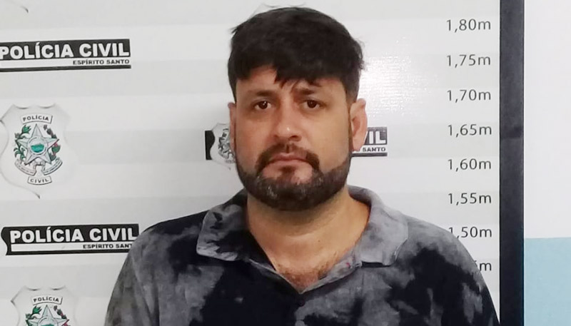 Allan Dantas foi preso nesta quinta-feira (Foto: Divulgação / PCES)