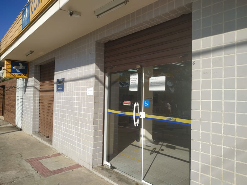 Crime aconteceu na agência de Serra Sede, na manhã desta sexta (Foto: Kananda Natielly / AT)