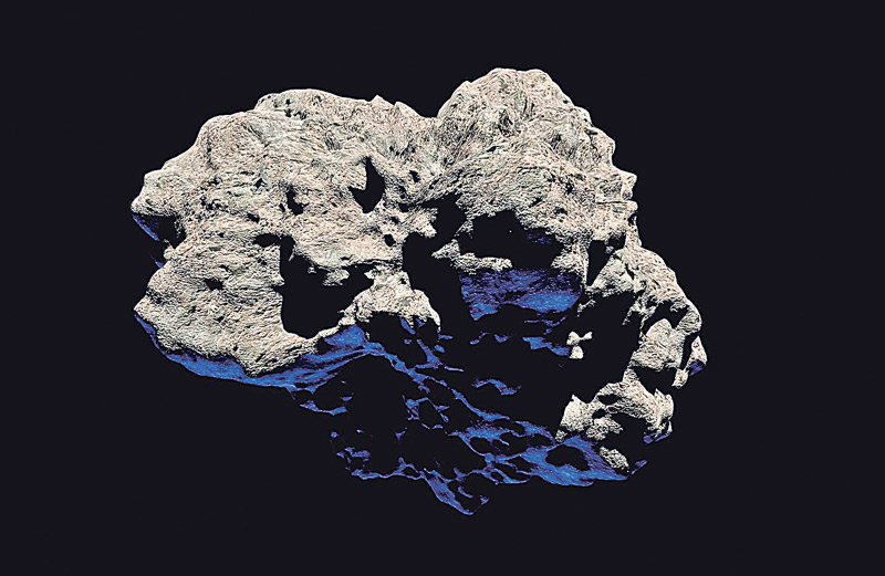 O asteroide Apophis se aproximará da Terra a uma distância de 30.577 km em abril de 2029 (Foto: Divulgação)