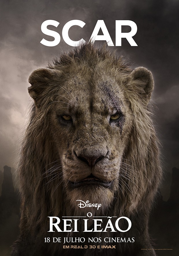 Scar, vilão e tio do Simba (Foto: Divulgação/ Disney)