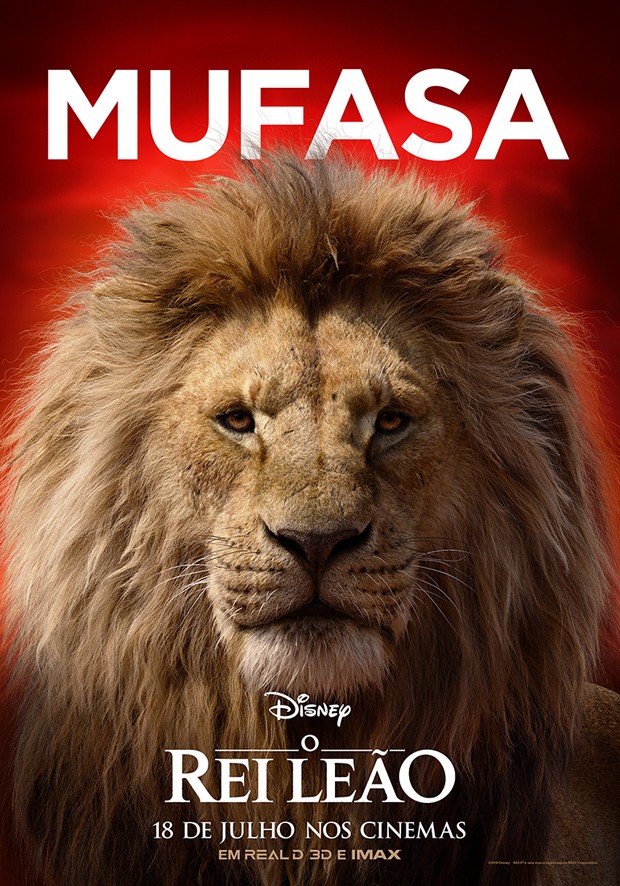 O rei Mufasa, pai do Simba (Foto: Divulgação/ Disney)