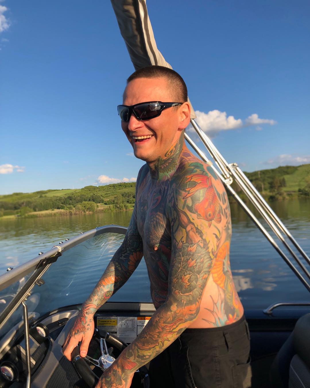 Chris Wenzel morreu em outubro de 2018 aos 41 anos (Foto: Reprodução/Instagram/@lovelytattoowife)