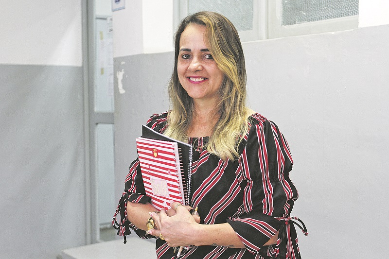 Dolores Roquini vai fazer a prova para tentar o diploma do ensino médio (Foto: Dayana Souza/AT)