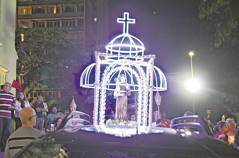 A trezena para o santo começa no sábado (1º), às 18h30, no Santuário-Basílica. (Foto: Divulgação)