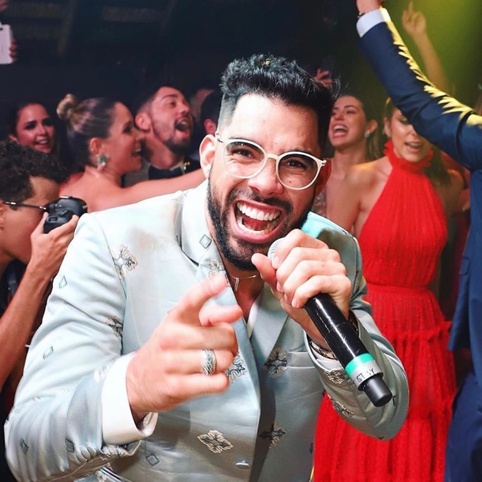 Gabriel Diniz, durante o casamento do influencer Carlinhos Maia (Foto: Divulgação / Facebook)