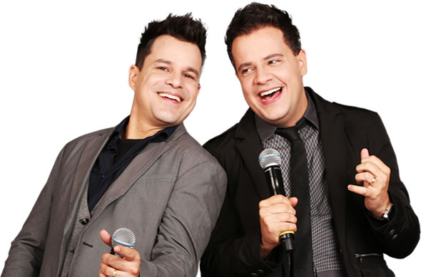 A dupla João Neto e Frederico sábado no Spettus Club, em Jacaraípe, na Serra. (Foto: Divulgação)