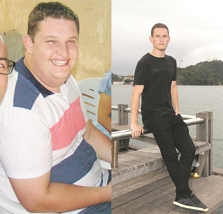 Antes e depois de Fernando Balista (Foto: Divulgação/Beto Morais)