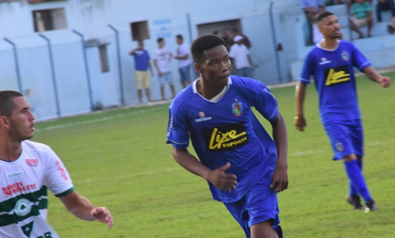 Atacante Wendy, do Linhares, tem nove gols marcados na Série B do Campeonato Capixaba (Foto: Vinícius Antunes/Linhares FC)