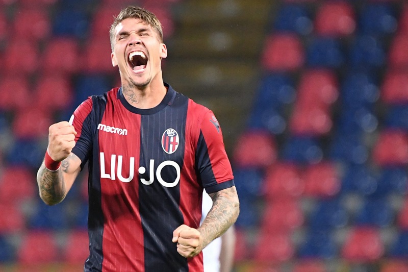 O zagueiro capixaba Lyanco fez, na última segunda-feira (13),seu primeiro gol pelo Bologna: “Este ano está sendo muito especial” (Foto: Divulgação/Bologna F.C.)