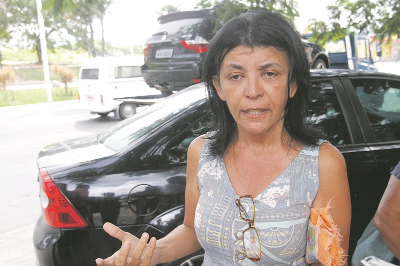 Maria Julia, mãe de suspeito (Foto: Thiago Coutinho/ AT/ 06/05/19)