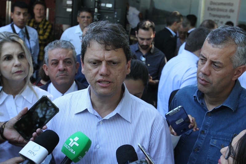 O ministro da Infraestrutura, Tarcísio Gomes de Freitas (Foto: Antônio Moreira/AT)