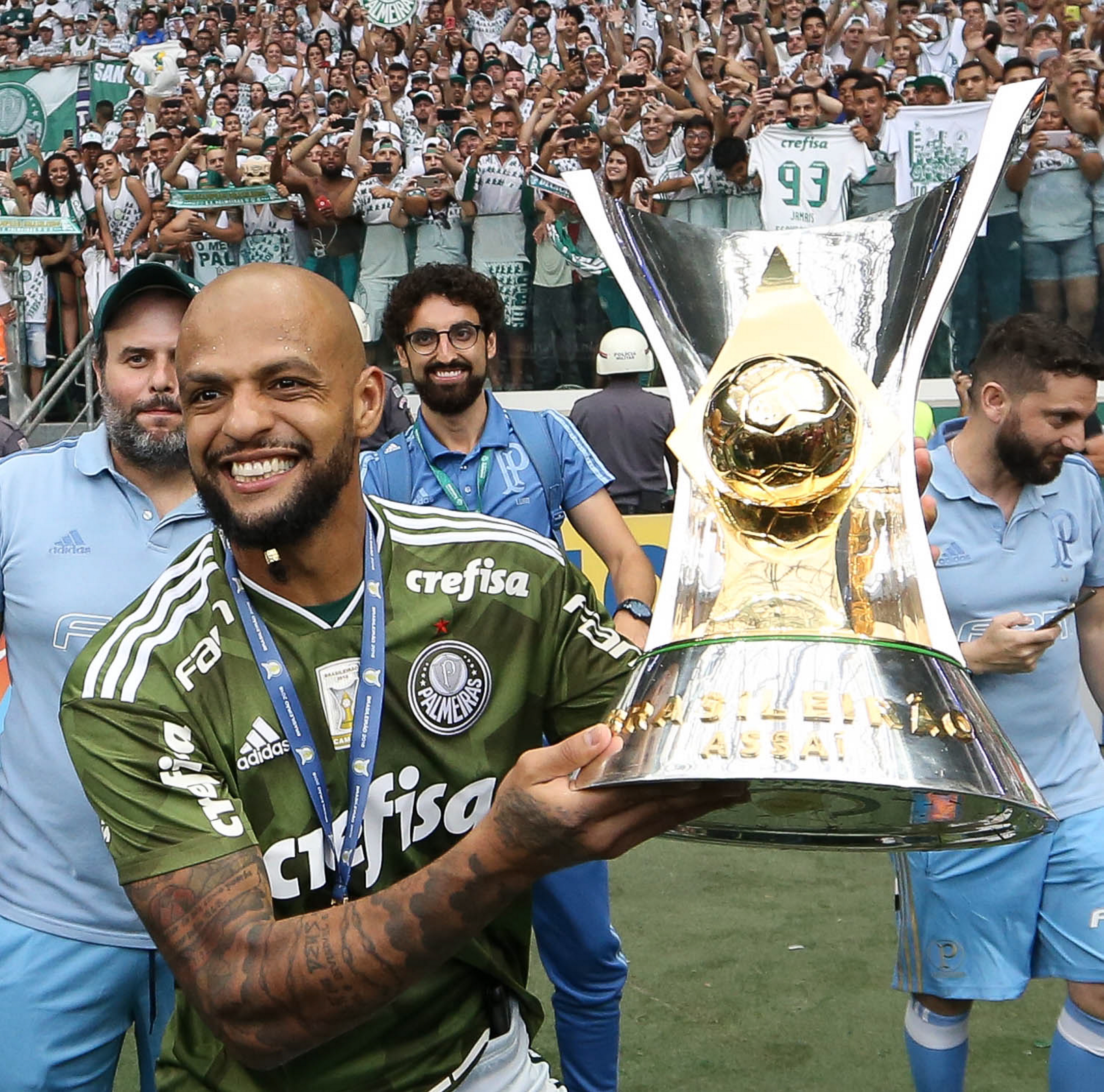 Felipe Melo, do Palmeiras, é exemplo dos veteranos em fim de carreira no futebol brasileiro (Foto: Cesar Greco/Ag. Palmeiras)