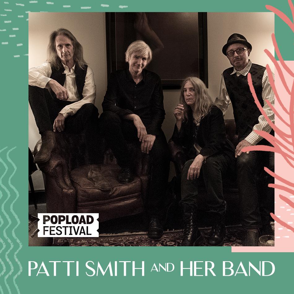 A cantora, compositora e escritora Patti Smith será uma das atrações do festival (Foto: Popload Festival/Divulgação)