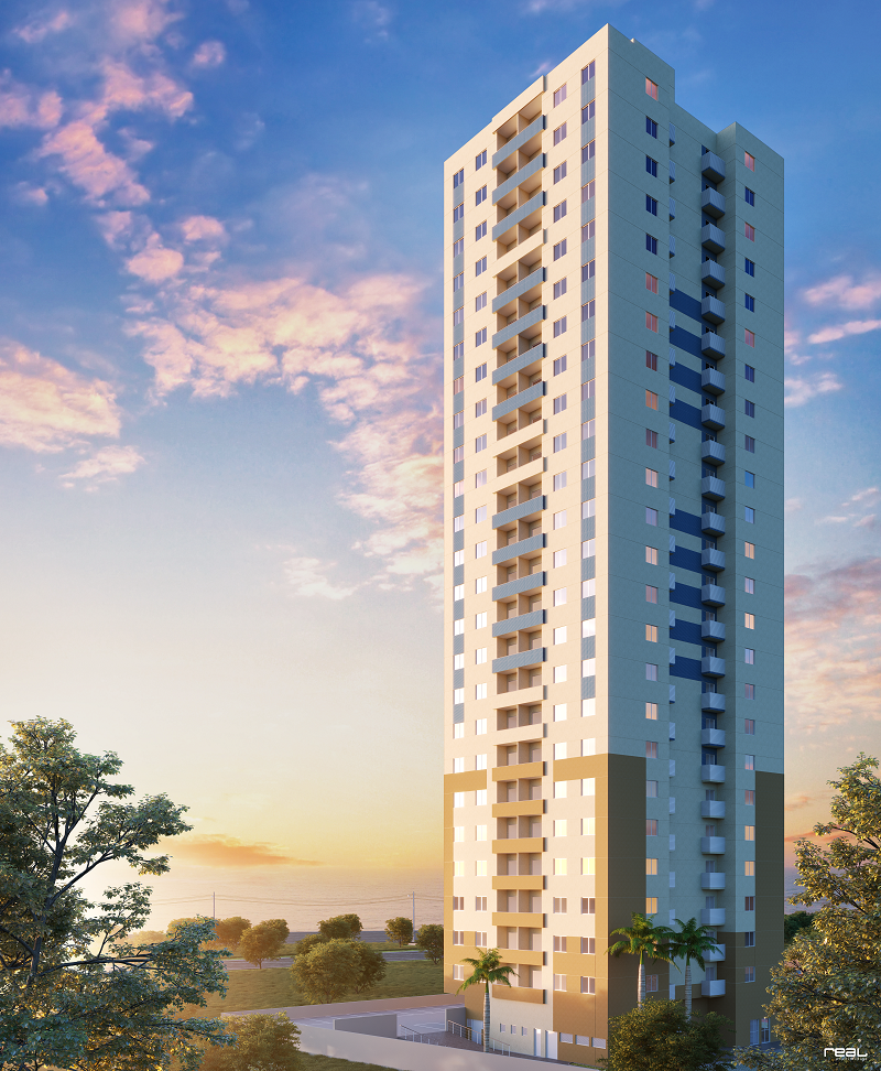 Residencial Jasmine fica localizado a 50 metros da praia de Itapuã (Foto: Divulgação)