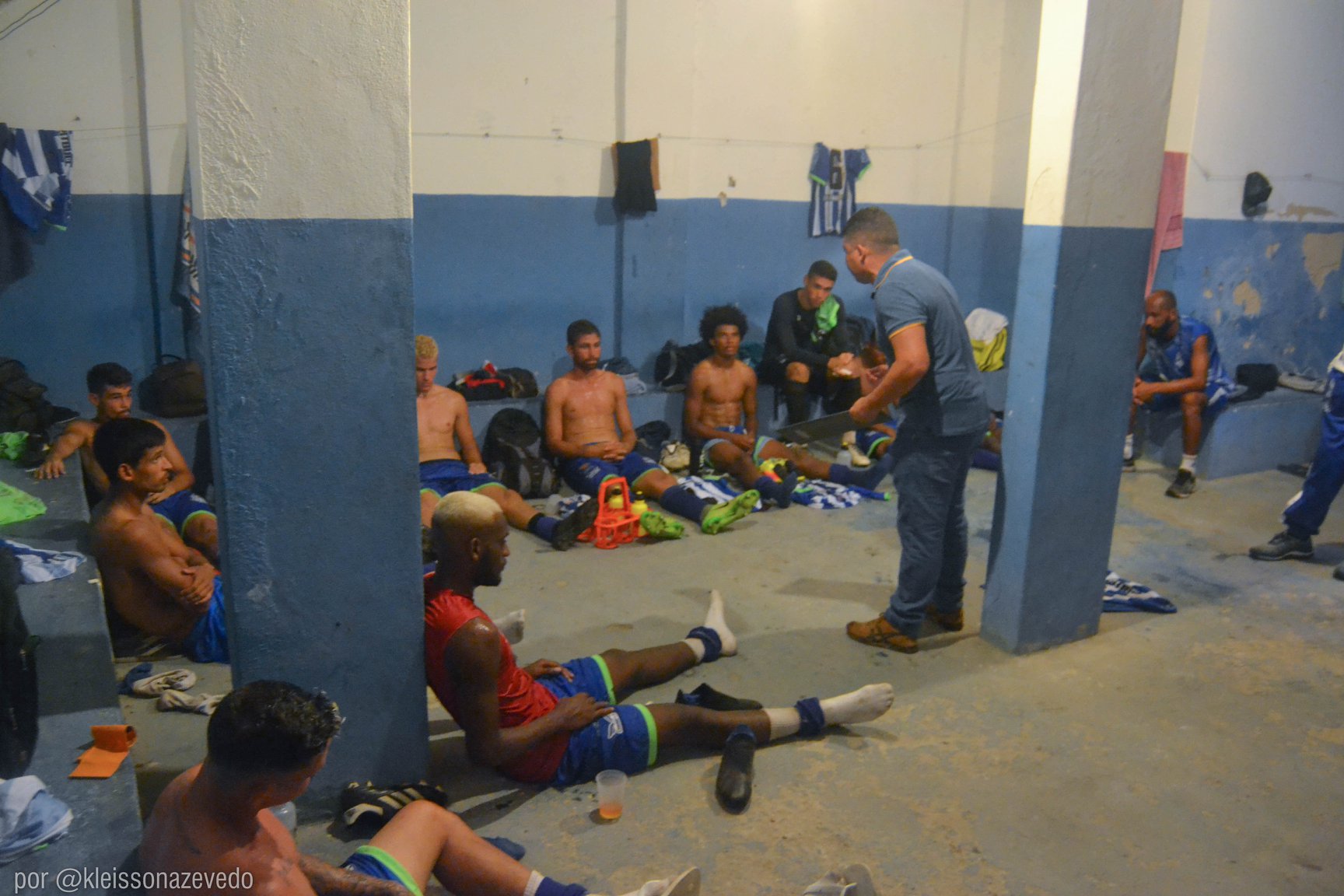 Técnico Maurício Rodrigues comanda um São Mateus em crise (Foto: Kleisson Azevedo/São Ma)