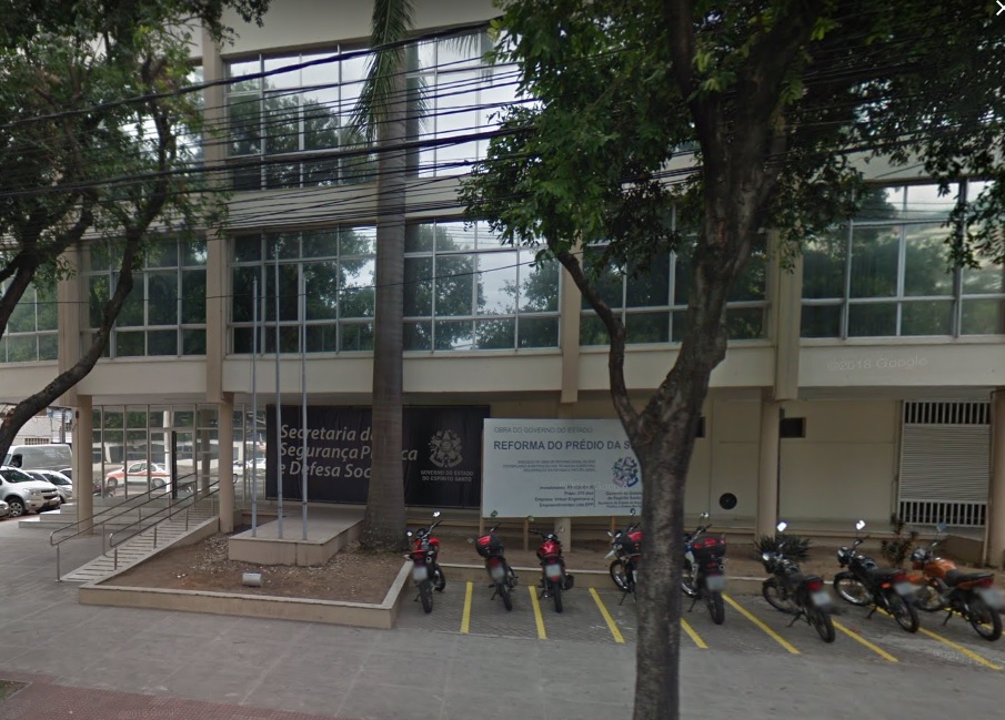 Fachada da Secretaria de Estado da Segurança (Sesp) (Foto: Reprodução/Google Street View)