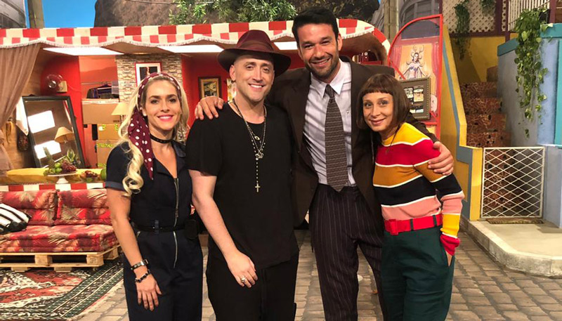 Monique Alfradique, Paulo Gustavo, Marone e Katiuscia Canoro (Foto: Divulgação)