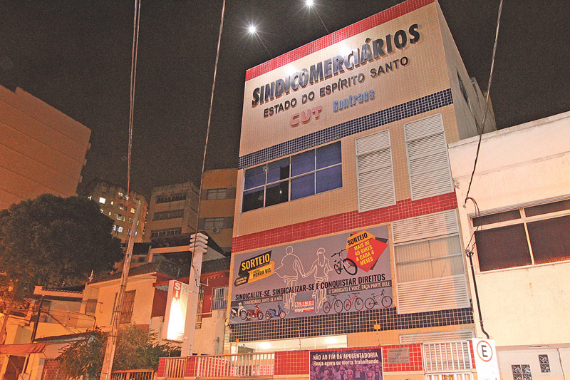 Sede do Sindicomerciários: membros da entidade alegam que a chapa de situação cometeu irregularidades (Foto: Beto Morais/AT)