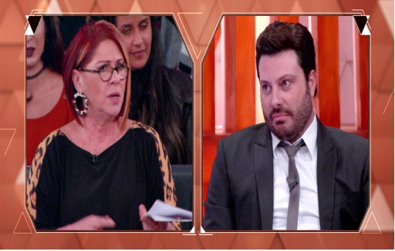 Danilo Gentili foi "entrevistado" no Casos de Família (Foto: Divulgação / SBT)