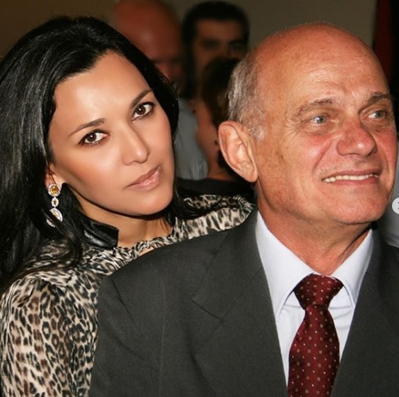 Veruska ao lado do então marido Ricardo Boechat: jornalista será colunista de TV (Foto: Reprodução/Instagram @doceveruska)