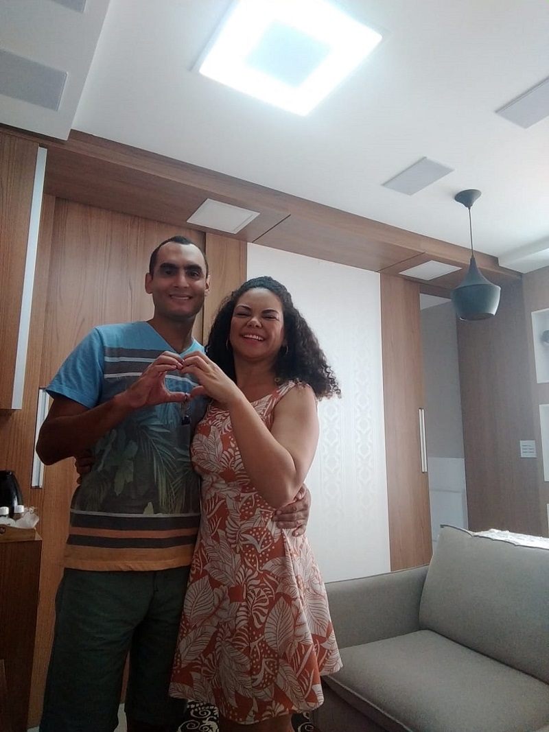 Wanessa Timoteo da Silva e Diego Rossi (Foto: Acervo pessoal)