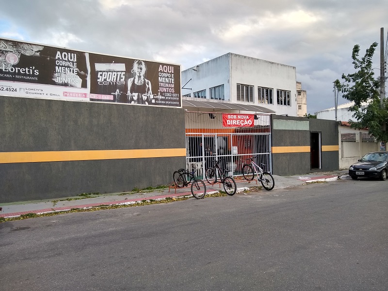 Academia onde ex-funcionária de Flávio Bolsonaro malhava em Guarapari (Foto: Roberta Bourguignon)