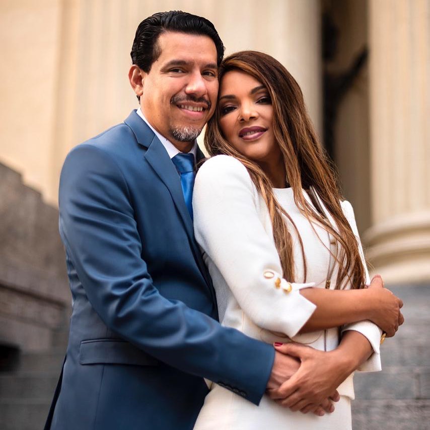 Anderson e Flordelis em sua última sessão fotográfica juntos (Foto: Reprodução/Instagram)