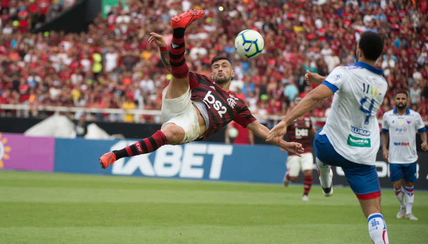 De Arrascaeta em partida pelo Flamengo (Foto: Alexandre Vidal / Flamengo)