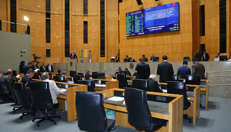 Sessão da Assembleia Legislativa (Foto: Tati Beling / Ales)