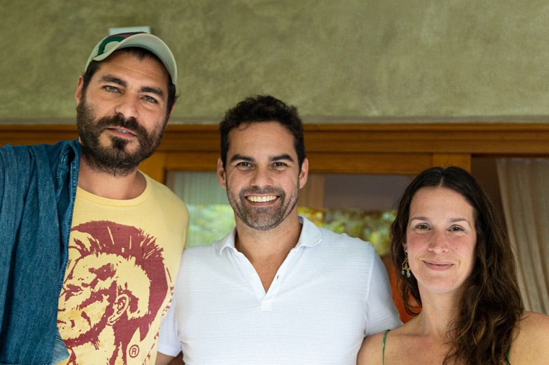 Thiago, Ronan e Vanessa Lóes (Foto: Divulgação)
