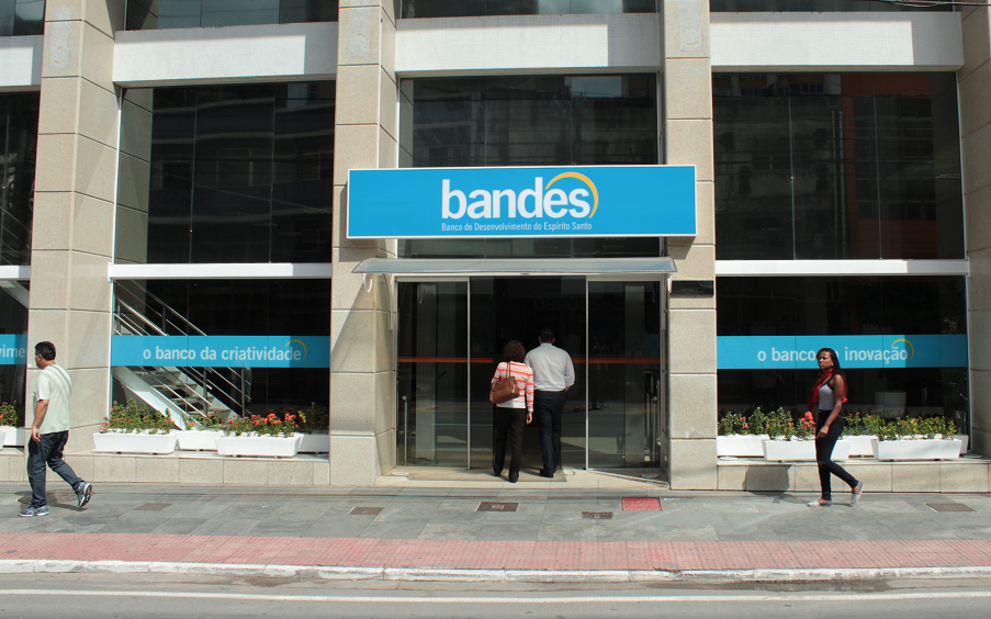 Sede do Bandes, no Centro de Vitória (Foto: Divulgação / Bandes)