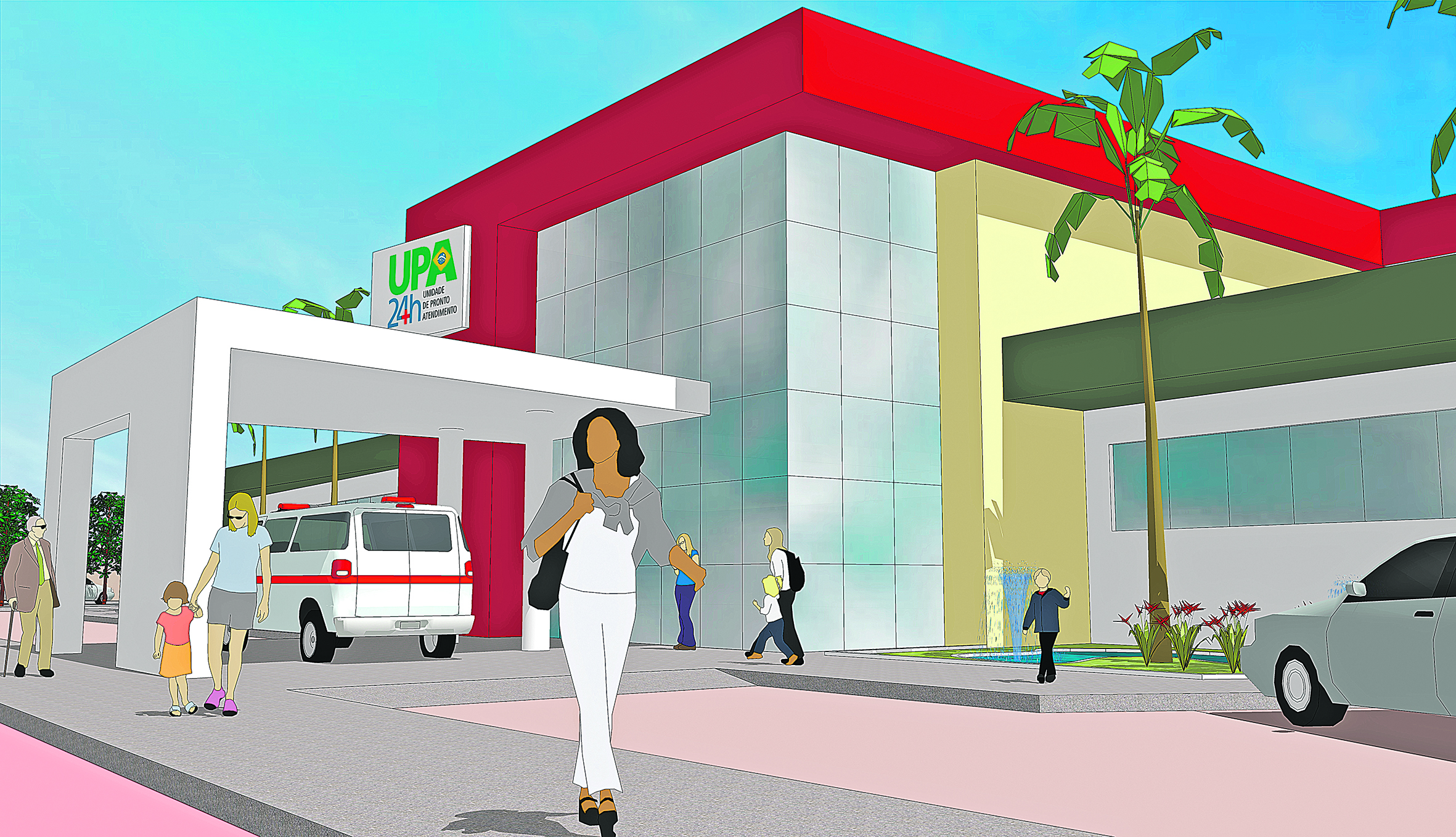 UPA de Castelândia vai ser inaugurada em outubro. (Imagem: PMS)