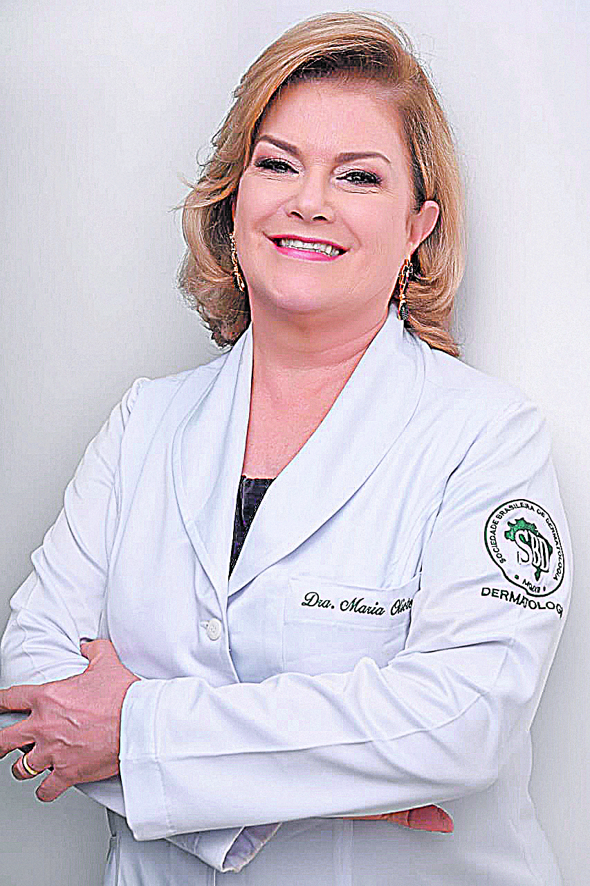 Maria Oliete reforça a importância de se limpar a pele antes de dormir. (Foto: Acervo pessoal)