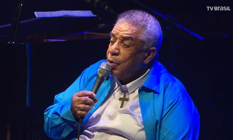 Agnaldo Timóteo estava internado (Foto: Reprodução/ TV Brasil)