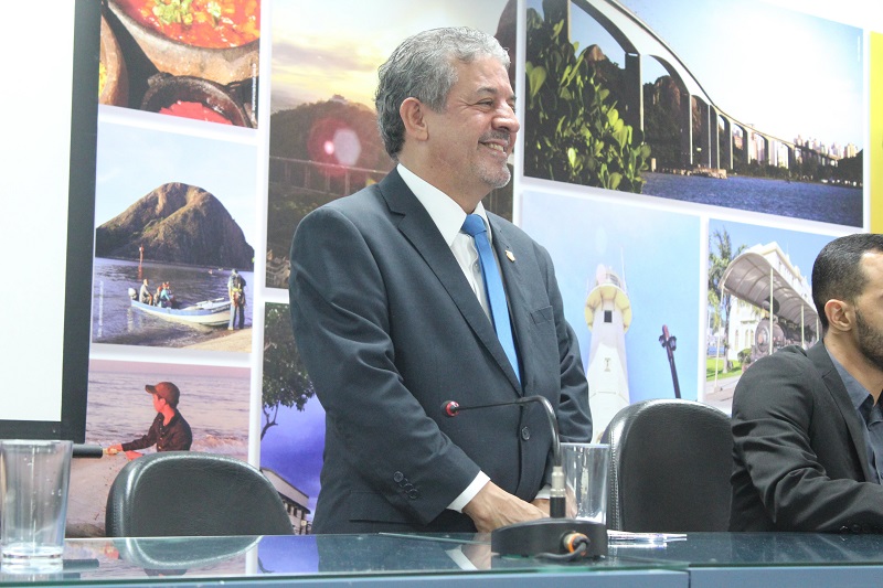 O deputado foi eleito na última sexta (14), por aclamação, o novo presidente municipal do PSL. (Foto: Divulgação/Dalila Bahiense)