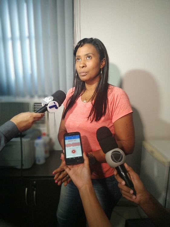 Edna da Costa Machado, de 37 anos, será indiciada por três crimes (Foto: Kananda Natielly/AT)
