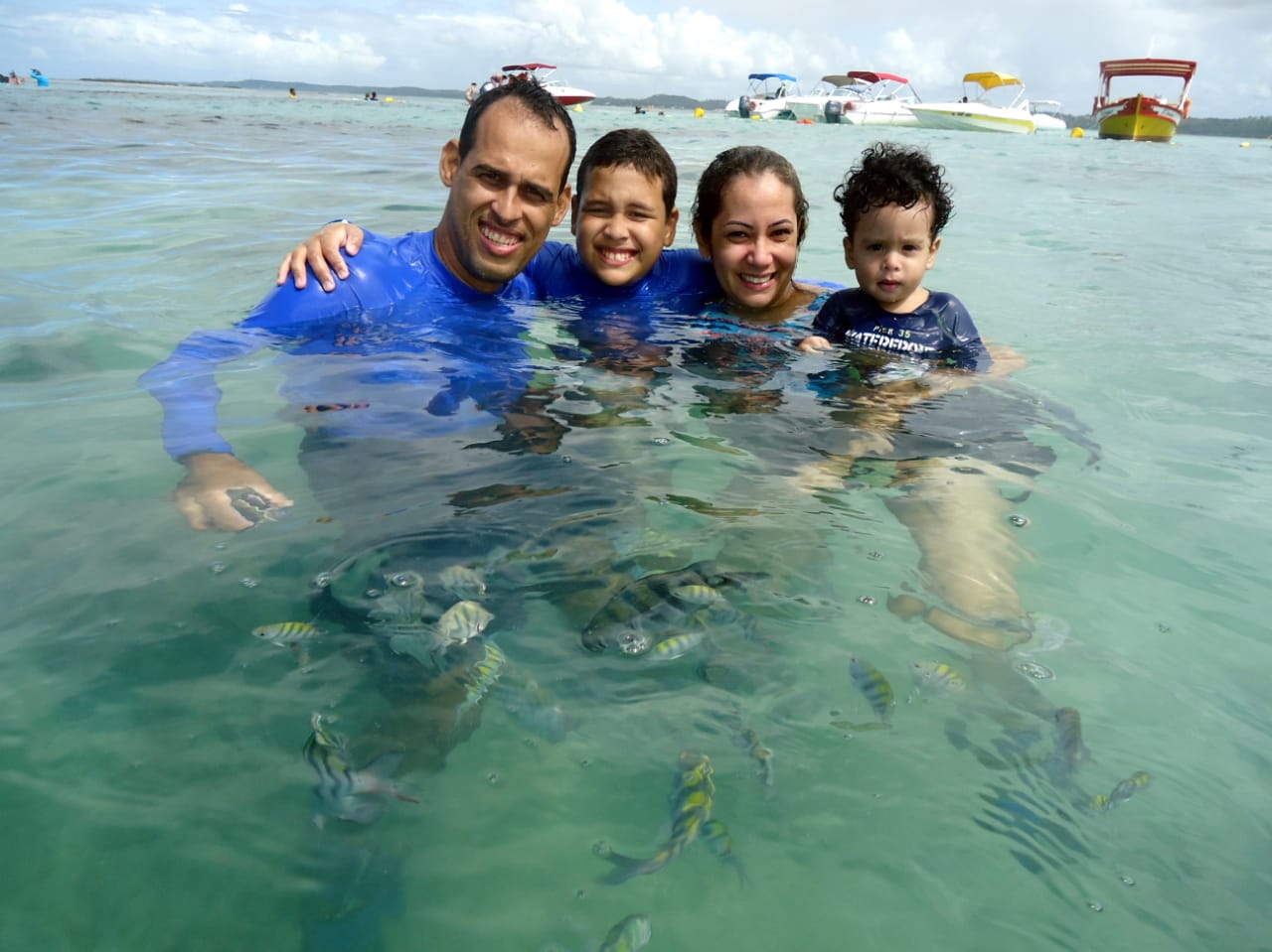 Família passou uma semana de férias (Foto: Acervo pessoal)