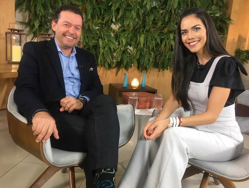 Fernando Rocha e Dani Albuquerque (Foto: Divulgação / Rede TV!)