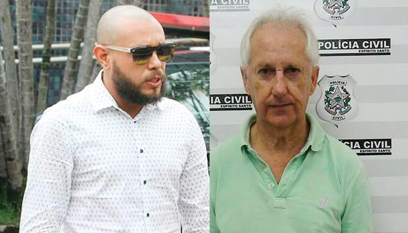 Pastor Georgeval e Marco Venício estão na mesma cela (Foto: A Tribuna e Divulgação/PCES)