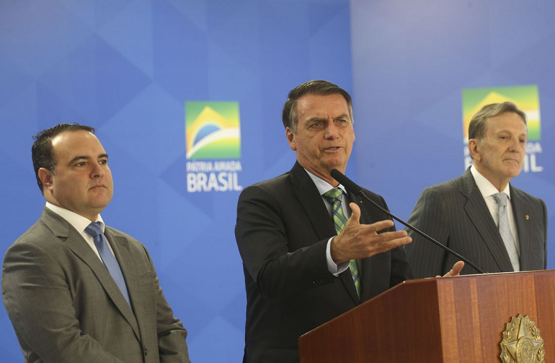 Bolsonaro voltou a falar sobre reeleição nessa segunda-feira (24) (Foto: Antonio Cruz/ Agência Brasil)