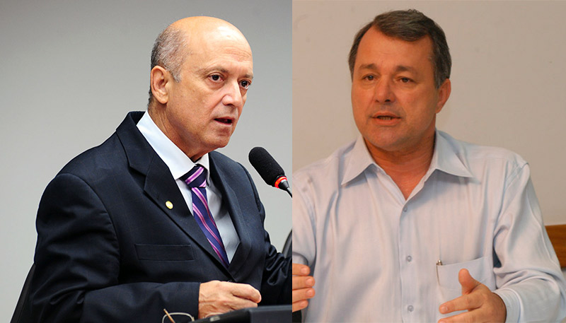 Lelo e Marcelino disputam a direção do MDB (Foto: Divulgação / Arquivo AT)