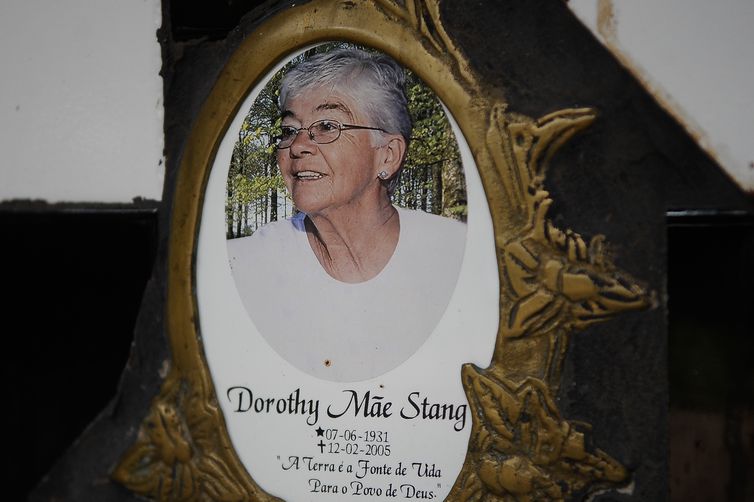 Na foto, o túmulo de Dorothy Stang, em Anapu (Foto: Tomaz Silva/Agência Brasil)