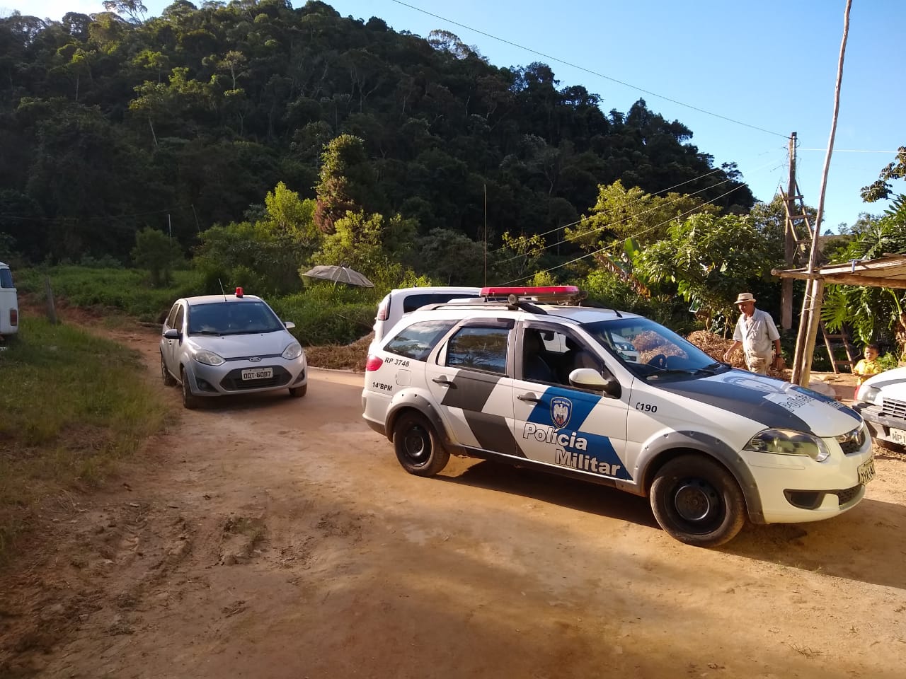 Policiais prenderam a suspeita na localidade de Assunção, em Muniz Freire (Foto: Divulgação/ PCES)